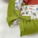Protectie somn – Baby Nest Dino olive